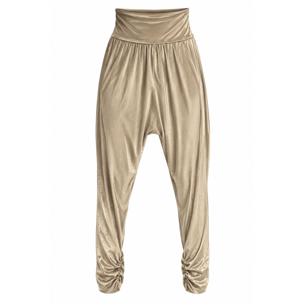 FP Movement Ruched Hem Echo Harem Leggings Taupe